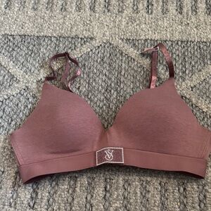 Victoria's Secret Maroon Bra with Sparkling Accent size 34B